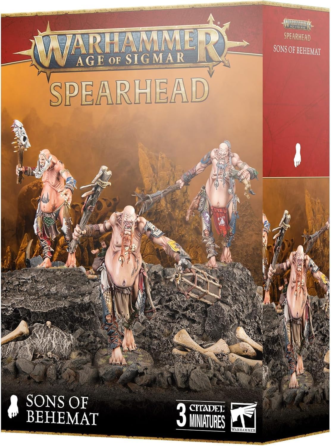 Warhammer - Age of Sigmar - Spearhead: Sons of Behemat (Mancrusher Gargants) (2024)