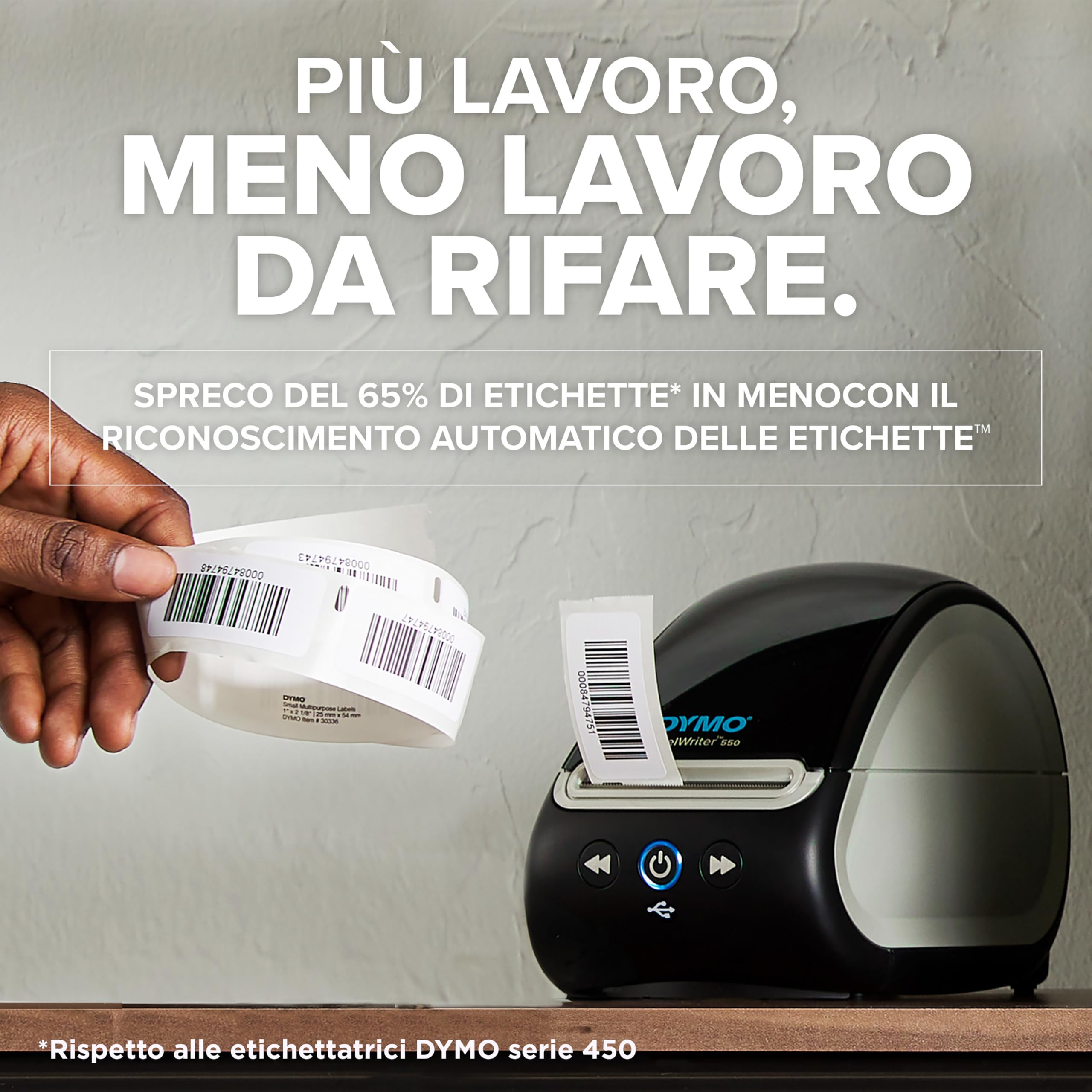 DYMO LabelWriter 550 stampante di etichette termica diretta riconoscimento automatico