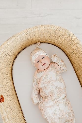 Miniatura 4 de Copper Pearl Gorro de bebé con nudo superior elástico suave Kiana