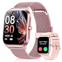 CASCHO Smartwatch Donna, 1.85'' Orologio Smartwatch con Effettua/Risposta Chiamate