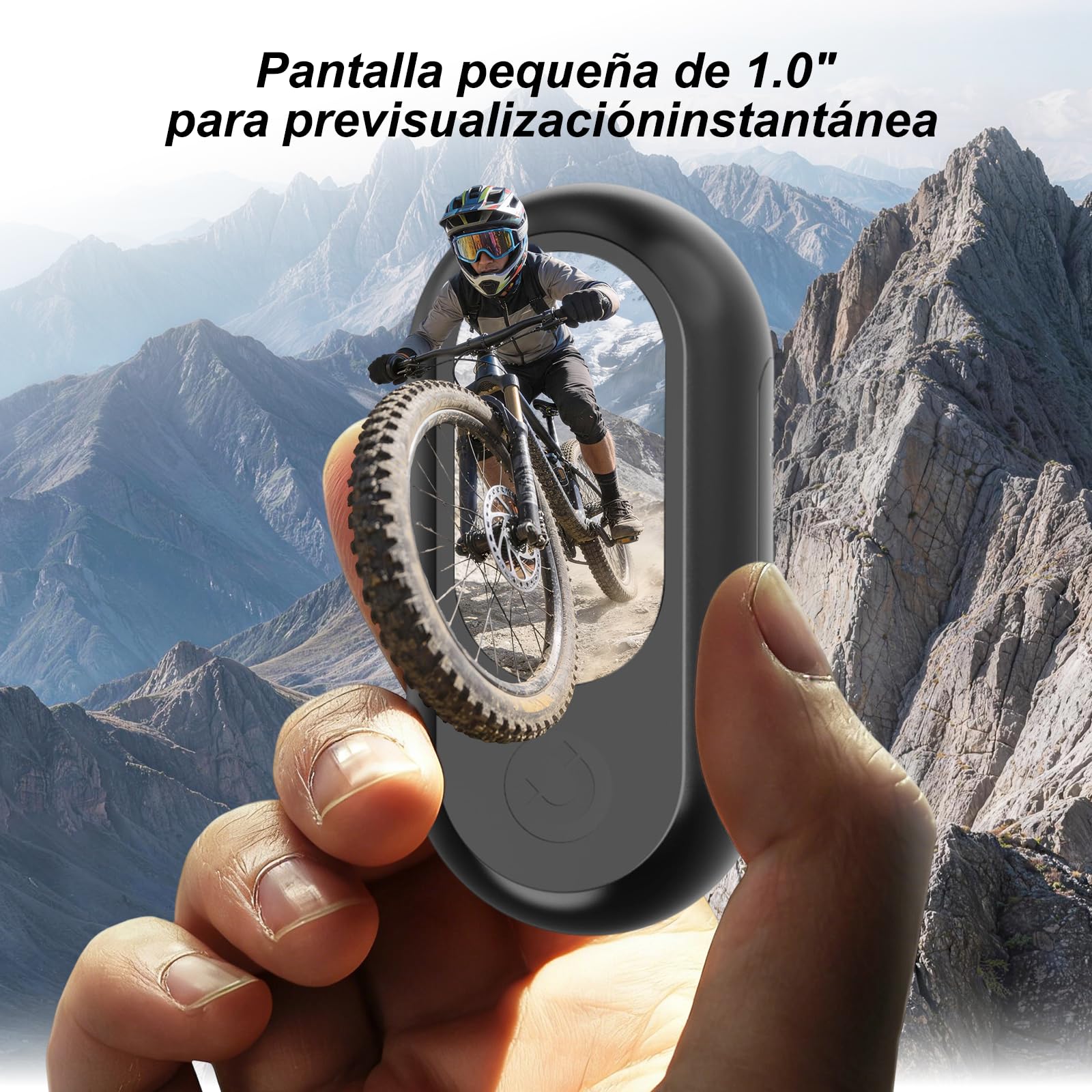 Mini caméra d'action avec carte mémoire de 32 Go, caméra corporelle pour enregistrement mains libres, caméra de casque pour vélo et moto, mini caméra portable pour extérieur, randonnée, ski et prise