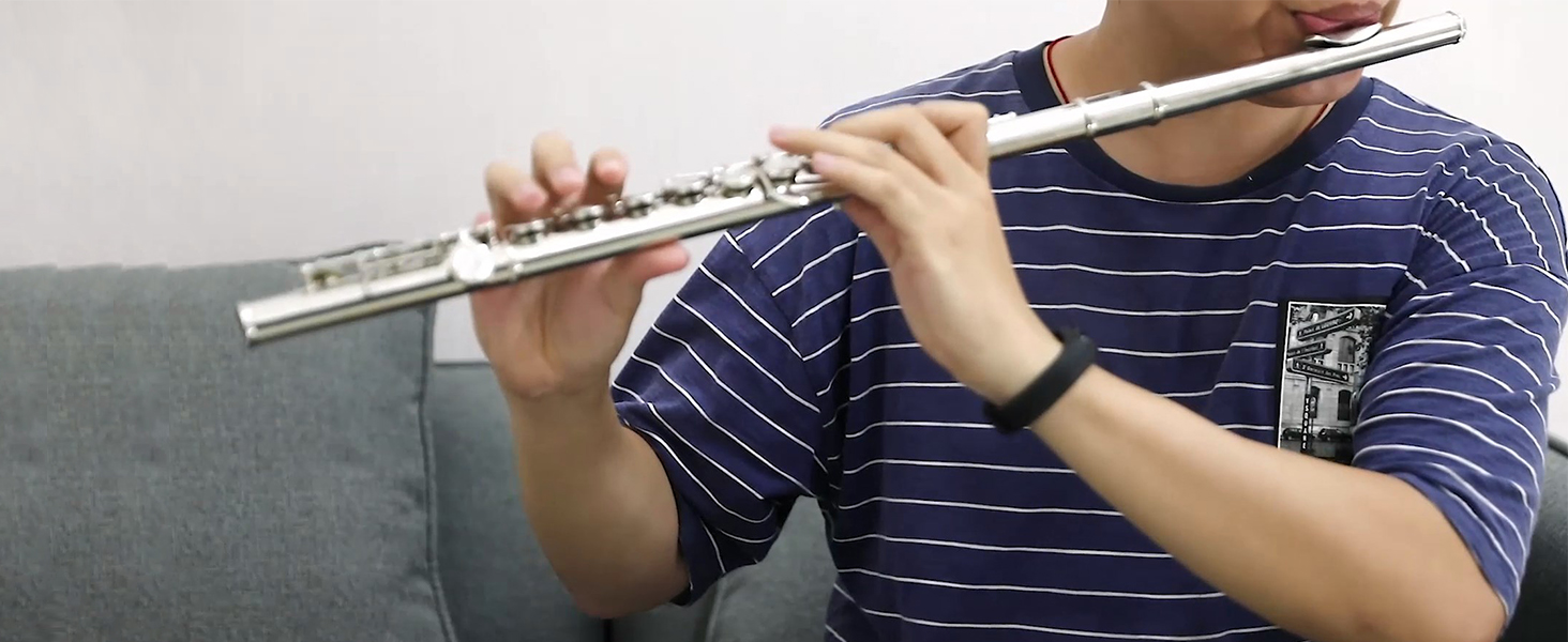 Eastar Closed Hole 16 Keys Flute for Beginner Kids Student with