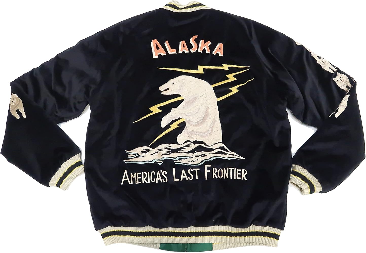 極美品 テーラー東洋 別珍 スカジャン ALASKA Mサイズ TT15175 楽天市場】テーラー東洋（TAILOR 東洋）別珍スカジャン POLAR BEAR