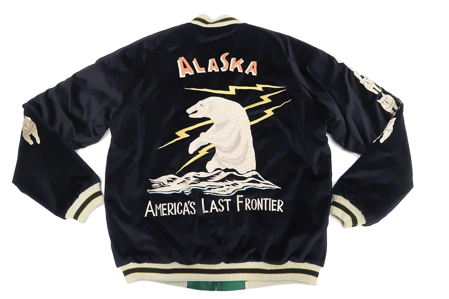 お正月限定価格！　テーラー東洋　アラスカ　ALASKA スカジャン　別珍　XXL スカジャン/テーラー東洋/N334 ALASKA×犬顔