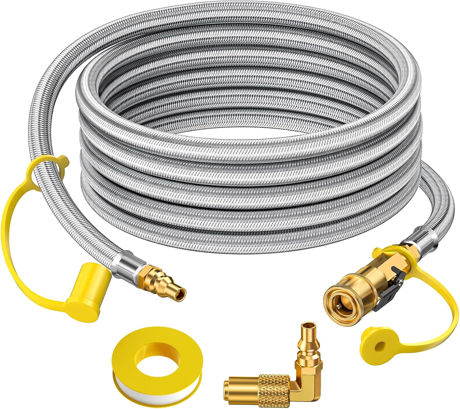 Alloxity 12FT Propane Hose Quick Connect Fittings for RV to