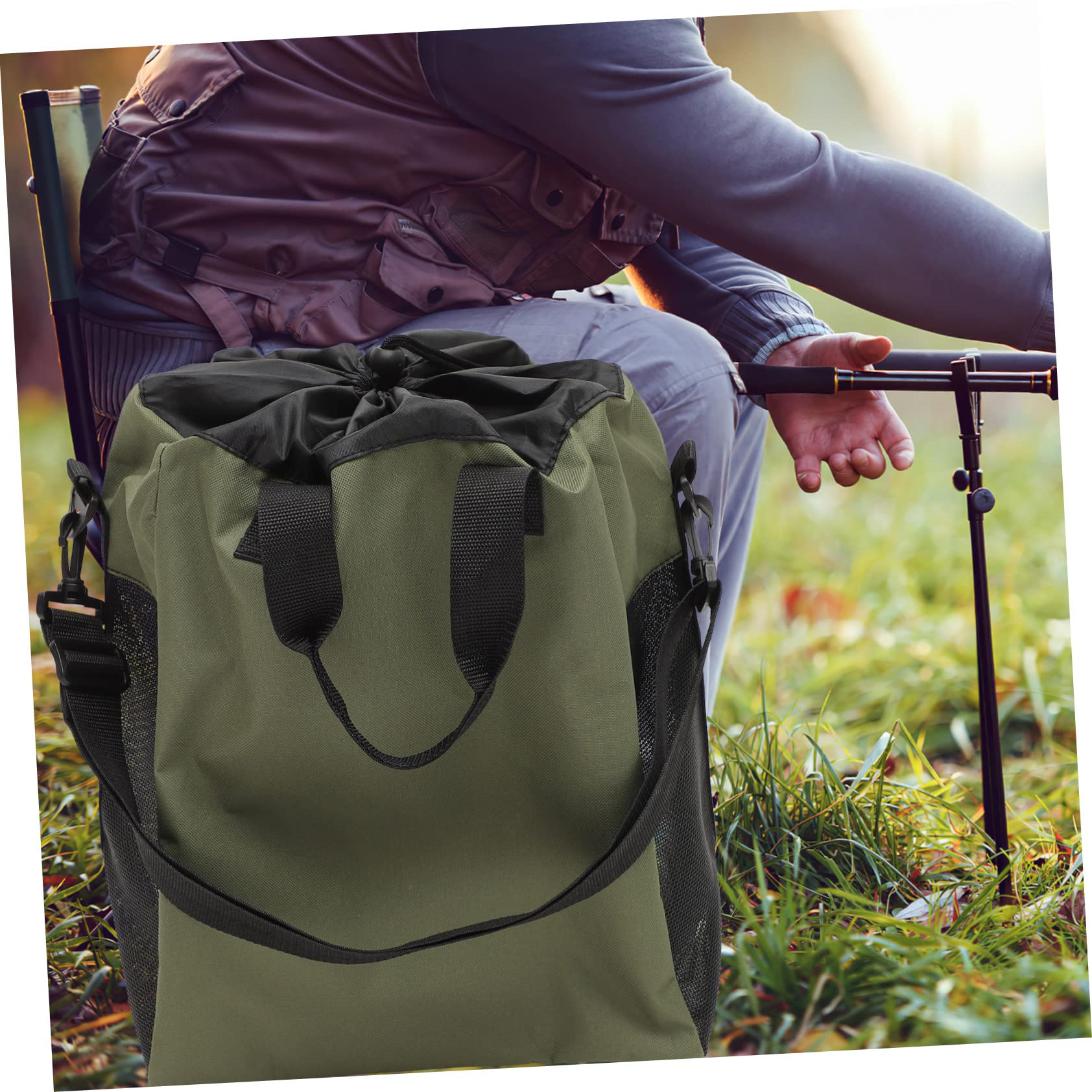 Toyvian Borsa per Stivali da Pesca Oxford, Organizer per Scarpe Alte, Custodia Traspirante per Accessori da Pesca e Stivali da Pioggia