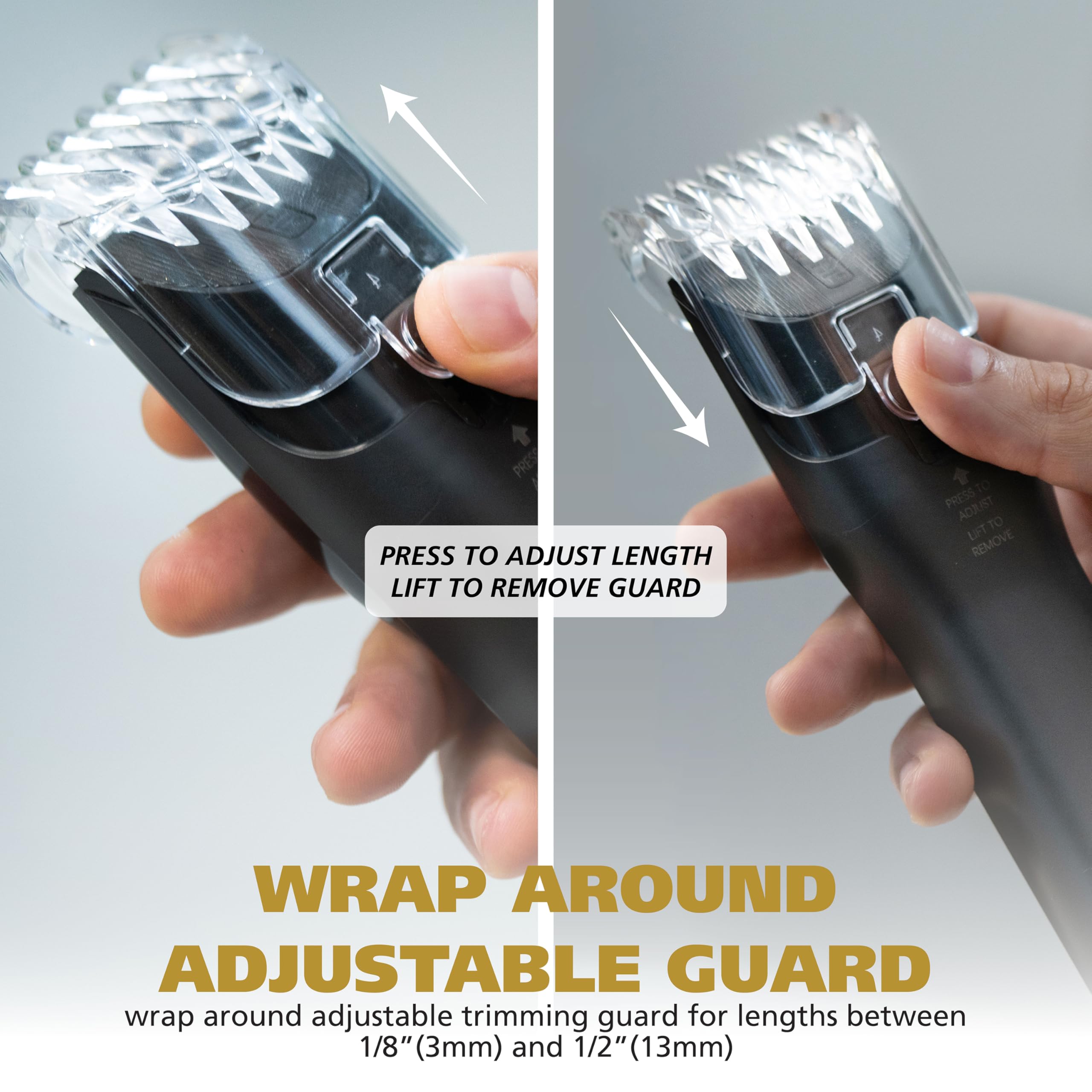 Wahl Manscaper Grizzly Cordless Wet/Dry Body Hair Trimmer for Men