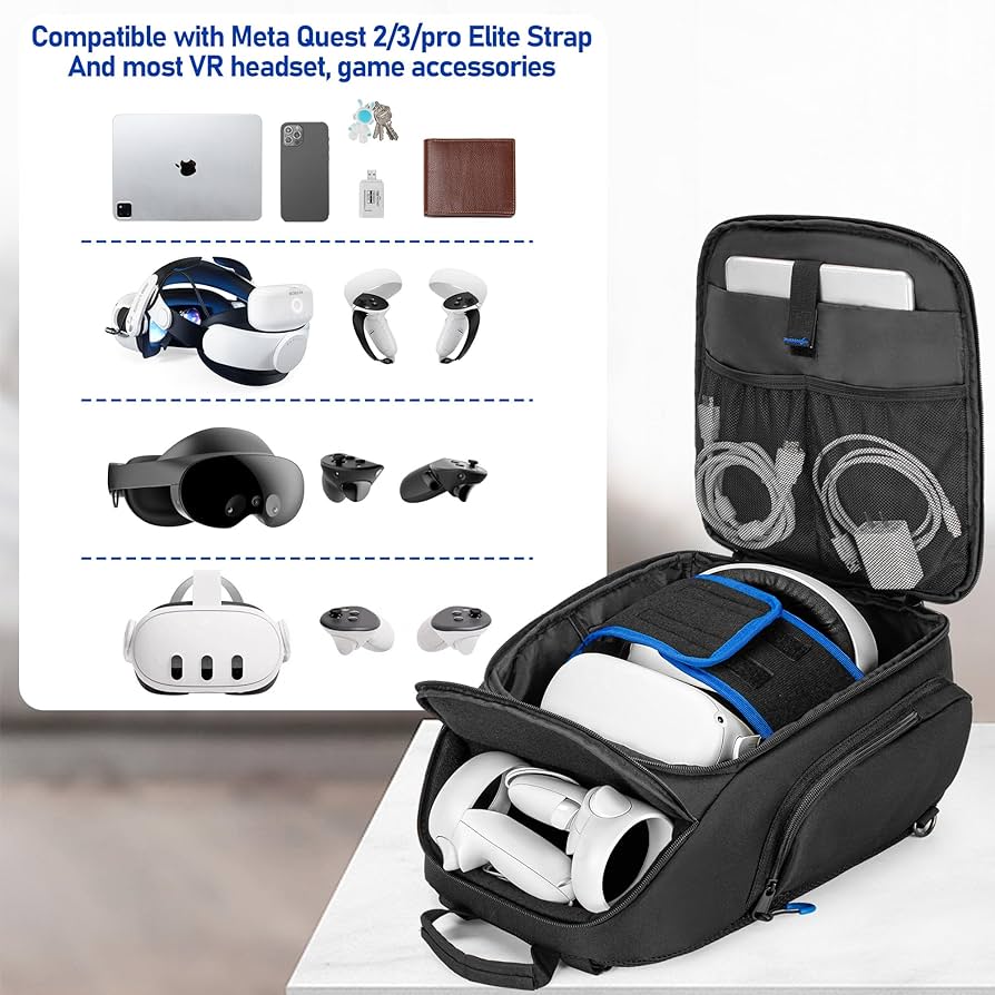 その他  Quest 2 128GB VR + Elite Strap Case Oculus Quest 2 Elite Strap with Battery and Carrying Case