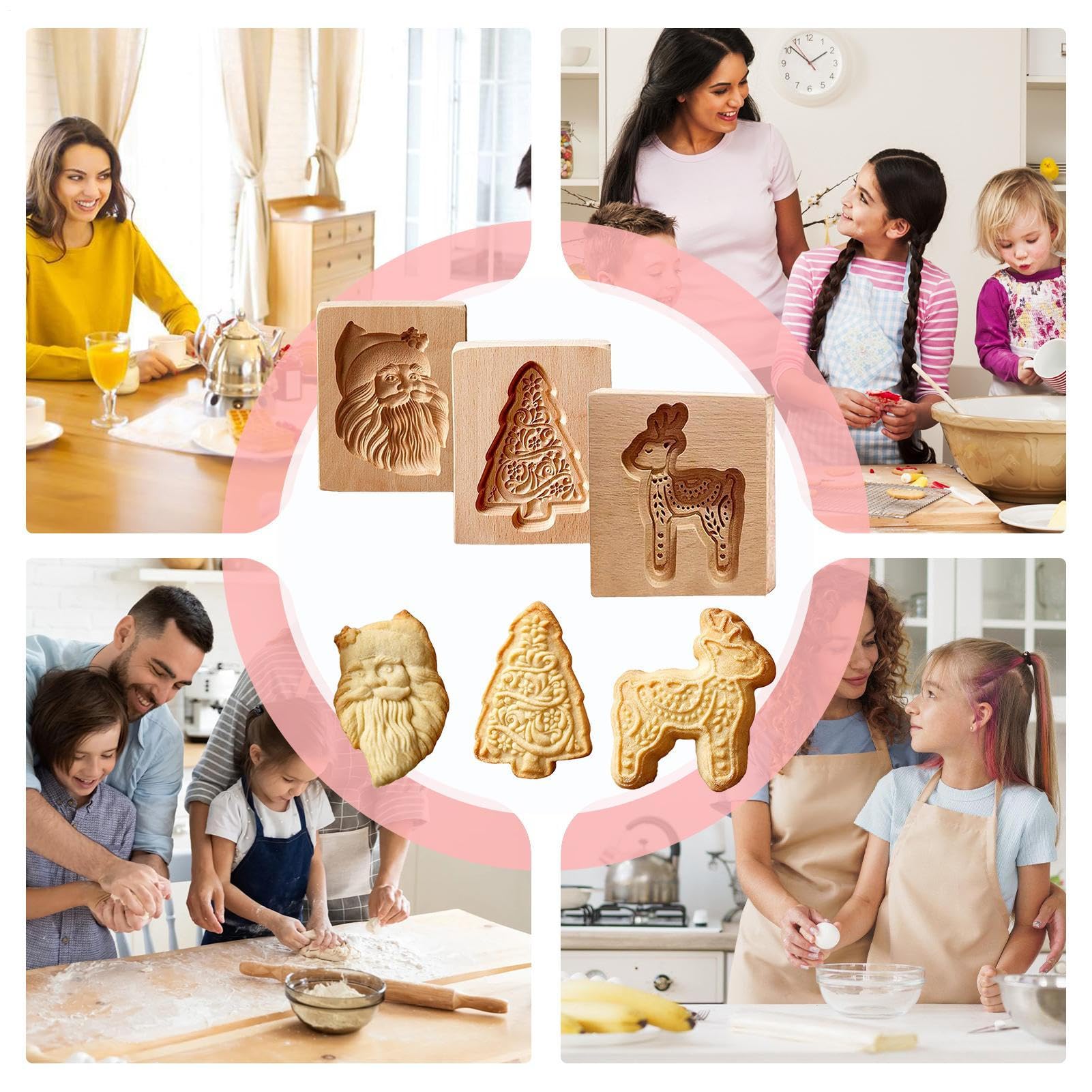 Moldes Para Hornear Galletas Sellos Reutilizables