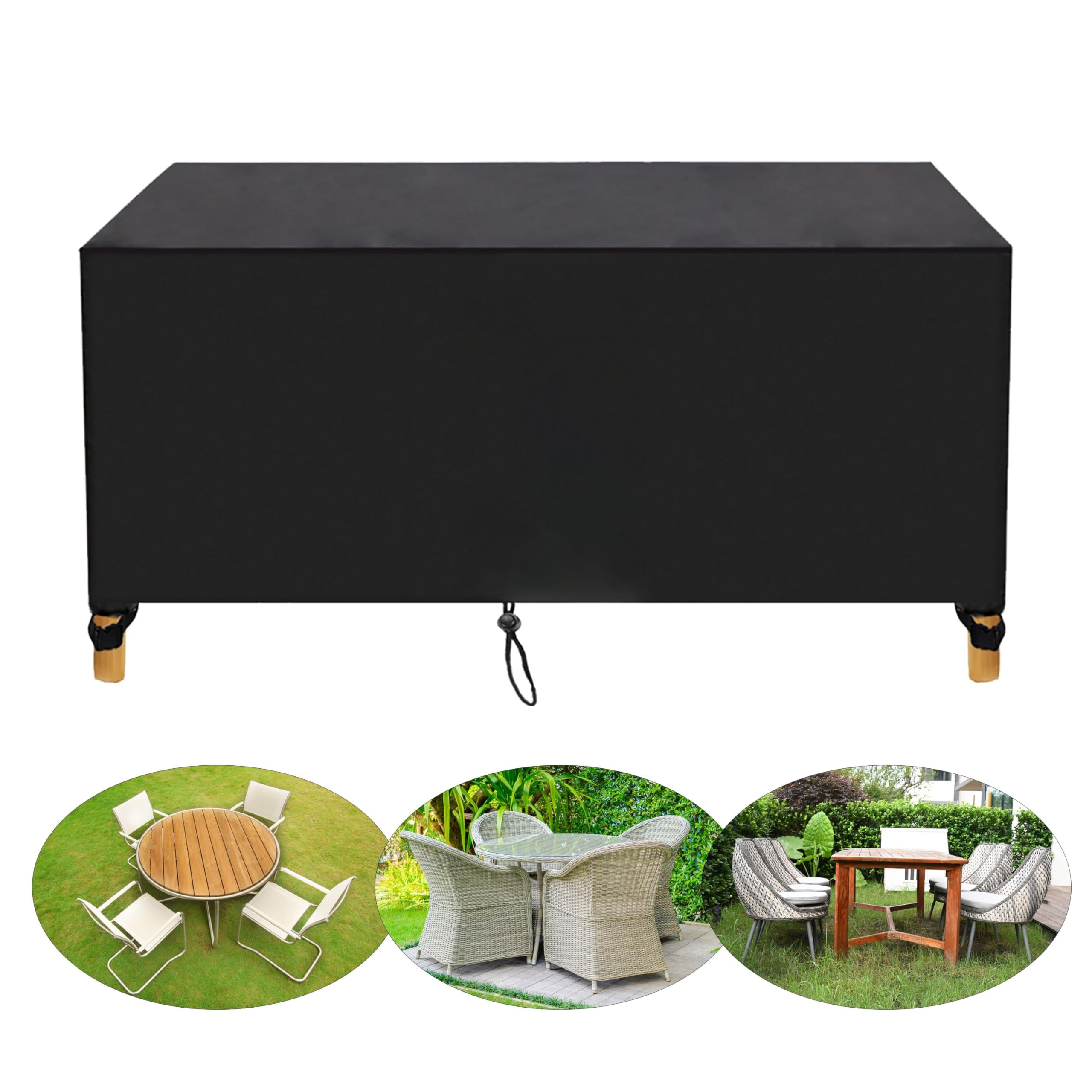 Gartenmöbel Abdeckung 160x80x55cm - 420D Oxford Wasserdicht Mit Kordelzug