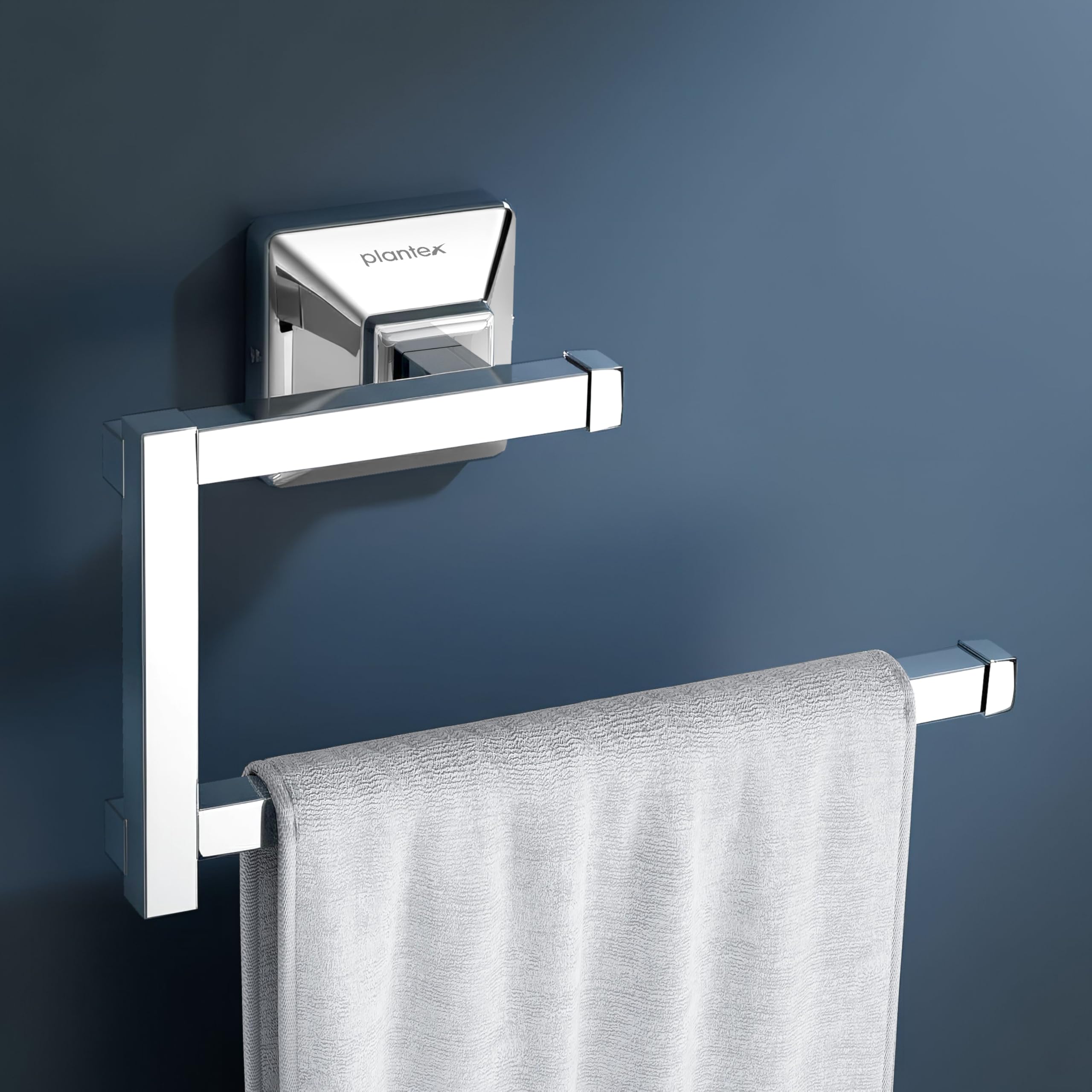 Plantex 304 Grade Stainless Steel Hand Towel Hanger for Washbasin/Towel Holder for Kitchen/Napkin Holder/Bathroom Accessories - Squaro (Chrome)-picture-23