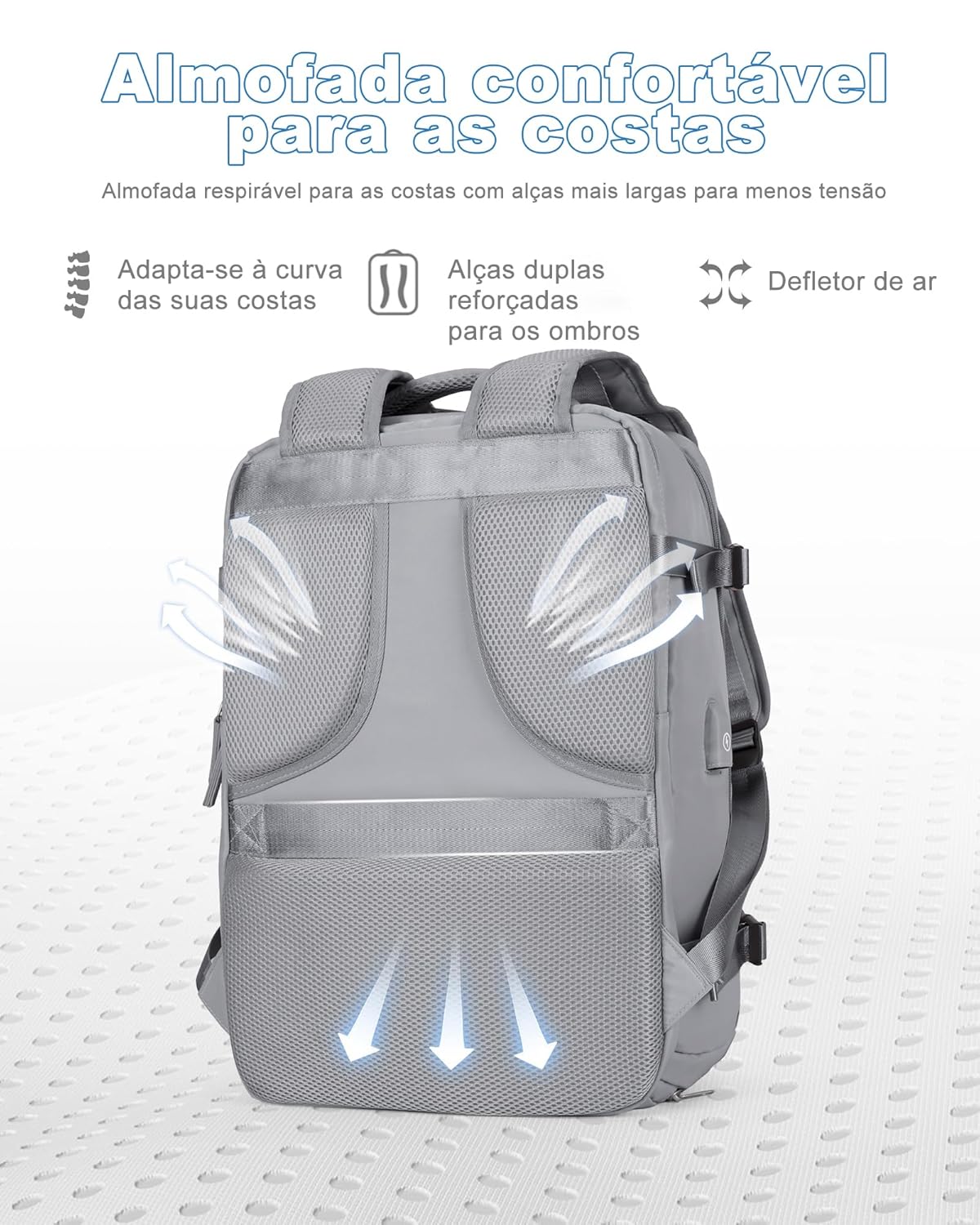 Mochila Executiva de Viagem Grande 40L Impermeável com Porta USB, Mochila Compartimento para Notebook, Mochila Feminina/Masculina Reforçada para Trabalho e viagem – VANOVA em promoção! Veja a oferta e mais achadinhos de Bolsas 6 Hoje é o melhor dia para comprar Mochila Executiva de Viagem Grande 40L Impermeável com Porta USB, Mochila Compartimento para Notebook, Mochila Feminina/Masculina Reforçada para Trabalho e viagem – VANOVA com aquele preço maroto! Promoção! Aproveite a oferta! 6
