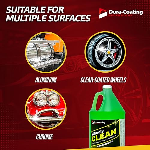 Miniatura 11 de DURA-COATING TECHNOLOGY Wheely Clean - Spray limpiador de ruedas profesional - Limpiador de neumáticos y limpiador de llantas listo para usar