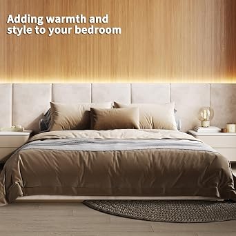 Art3d LED Recessed Lighting Kit - 6pcs Self-Adhesive White LED Light with Smart Switch, 3000k Touching Switch Light for Wood Slat Wall Panels, Headboards, Stairs, Under Cabinet, Home Decor