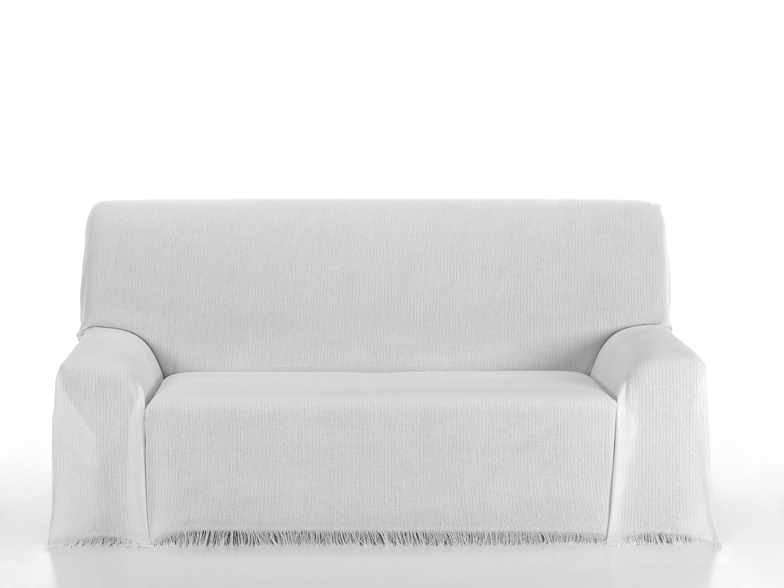 Couvre-lit Multifonction Jarapa MONTSERRAT 180x260cm Écru - Fabriqué En Espagne 80% Coton