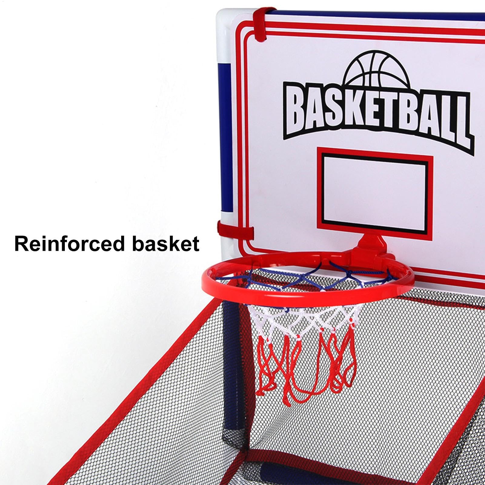 Máquina de Tiro de Basket-Ball para - Aro de Baloncesto de Pared Juego de Arcade Interior | Punch Frame Sports Toy Kids, de Basket-Ball con Bola y Bomba para Habitación, Sala