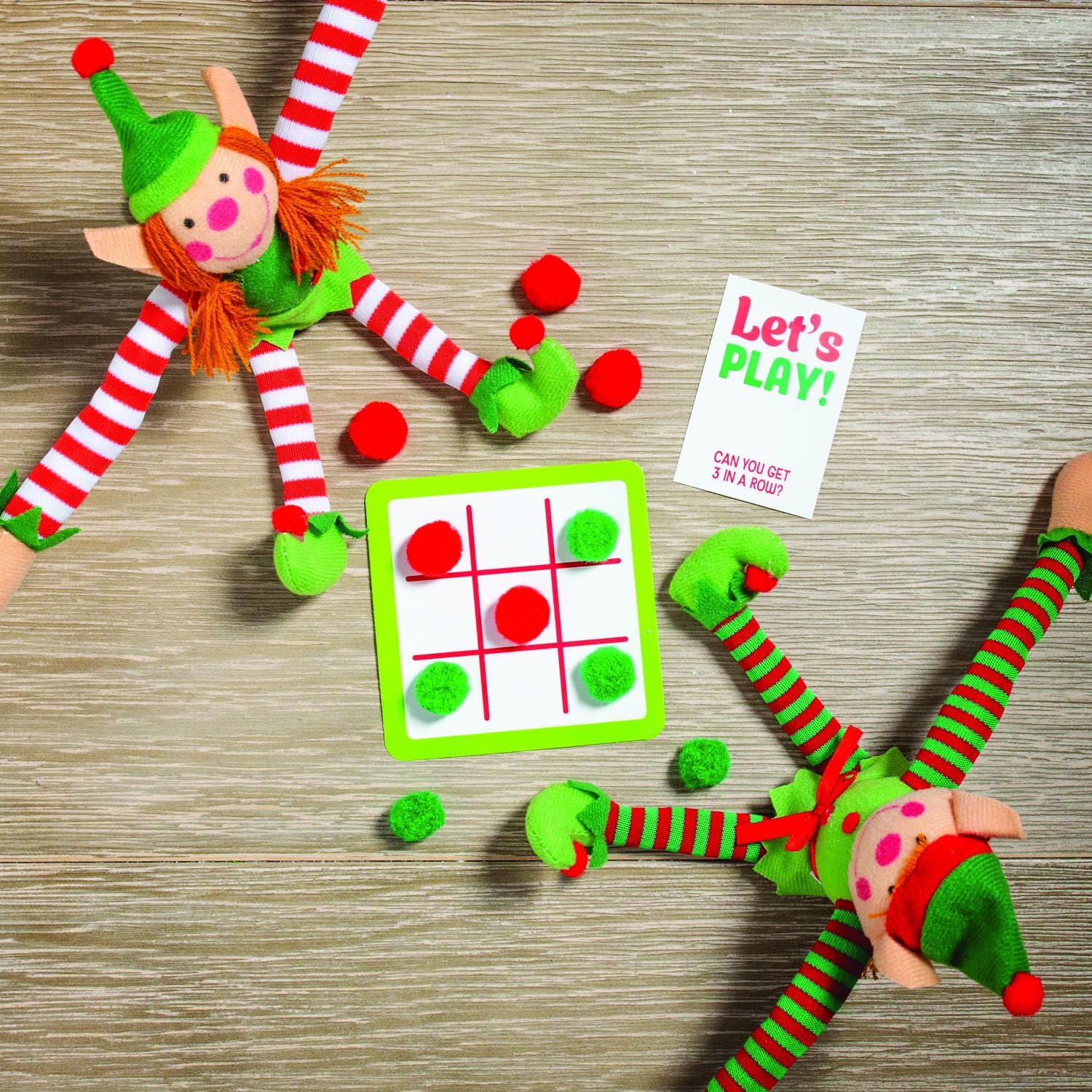 クリスマスエルフアクティビティキット 小道具と説明書付き 24日間 ストレスフリー 毎日の楽しみ ご家族のヘラジカ クリスマス ホリ