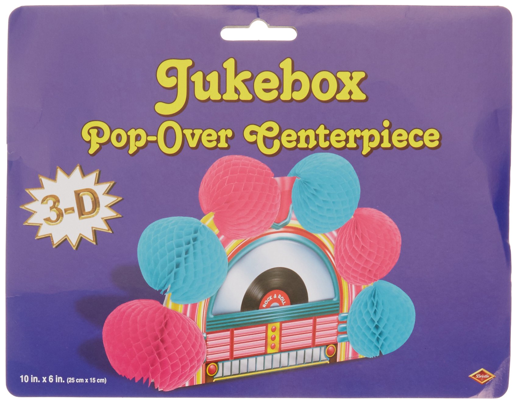 Beistle Jukebox Pop-Over Centerpiece Party Accessory (1 count) (1/Pkg)