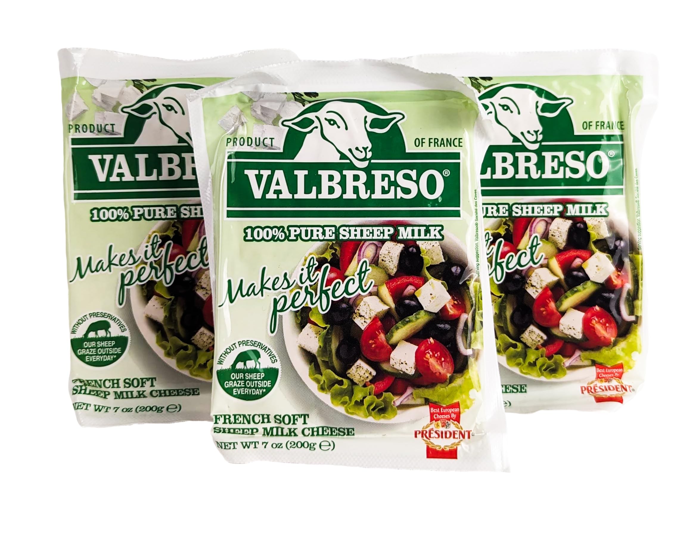 Valbreso Feta 7 oz (Pack of 3)
