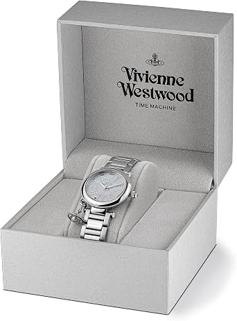 Vivienne Westwood Mother Orb Ladies Quartz Watch with Silver Dial and Silver Stainless Steel Bracelet VV006PSLSL
