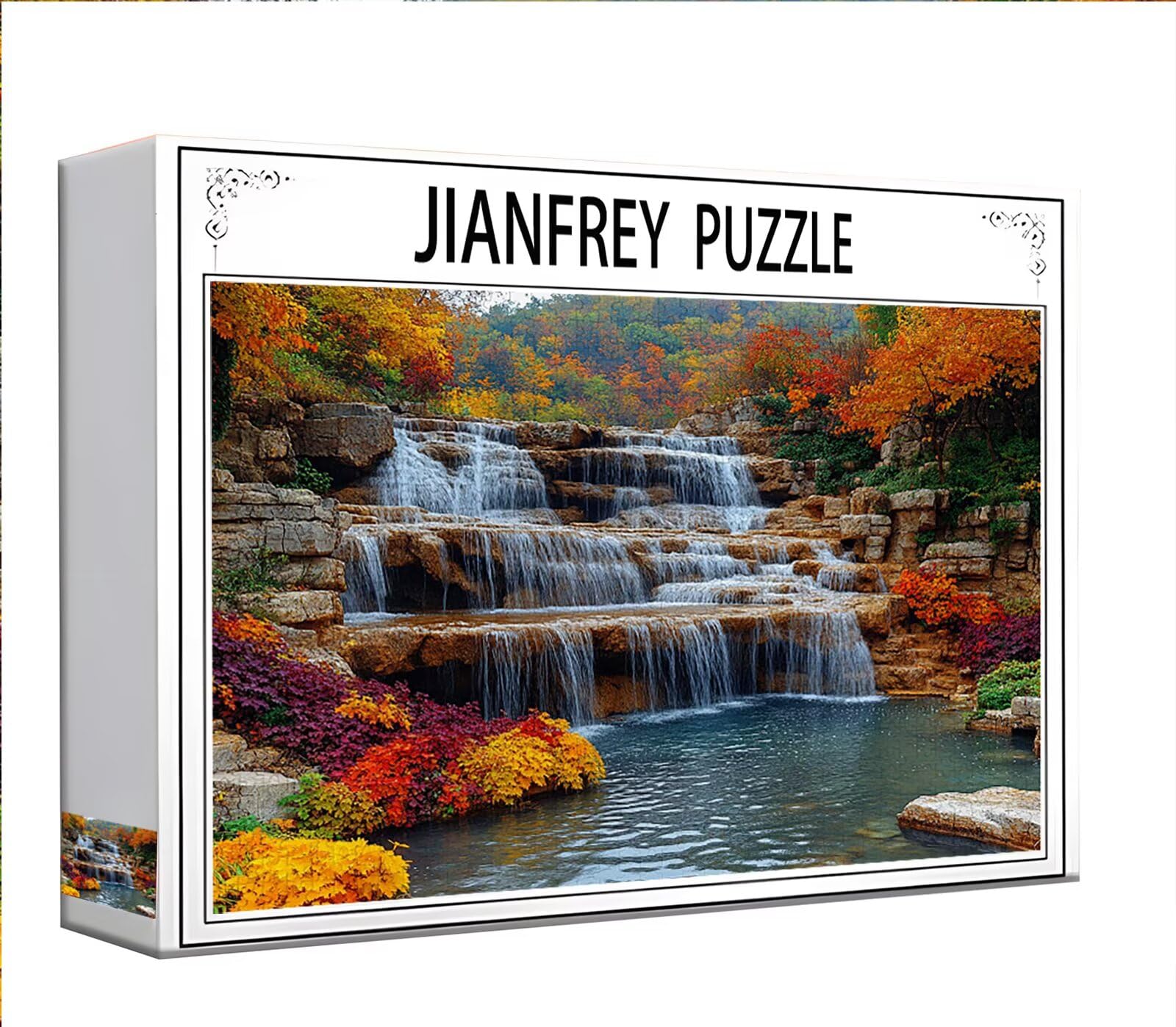 Puzzle 2000 Piezas Adultos Puzzle Caer Paisaje Rompecabezas Adultos XXL 100 x 70cm, Impossible Rompecabezas, Jigsaw Arte Juego Educa Familiar Aliviar El Estrés, Regalos para Hombres y Mujeres I-2