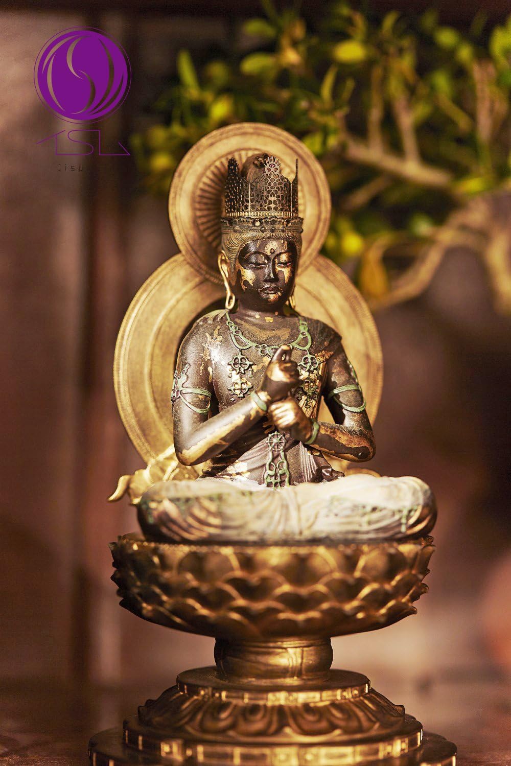 ★新品同様★イスム TanaCOCORO 掌 仏像 大日如来 真鍮★10 イスム TanaCOCORO[掌] 大日如来 仏像 フィギュア ポリストーン 大 日