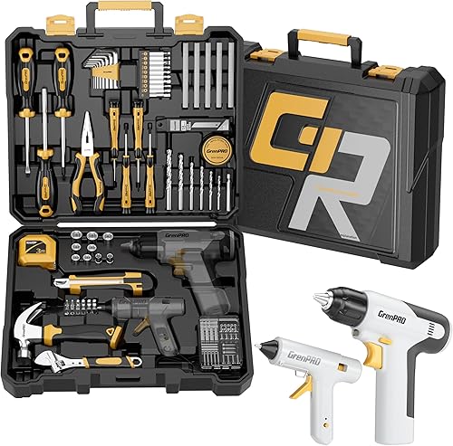 Miniatura 11 de Kit de herramientas de 218 piezas para el hogar, caja de herramientas con juego de herramientas manuales generales para el hogar, herramientas con