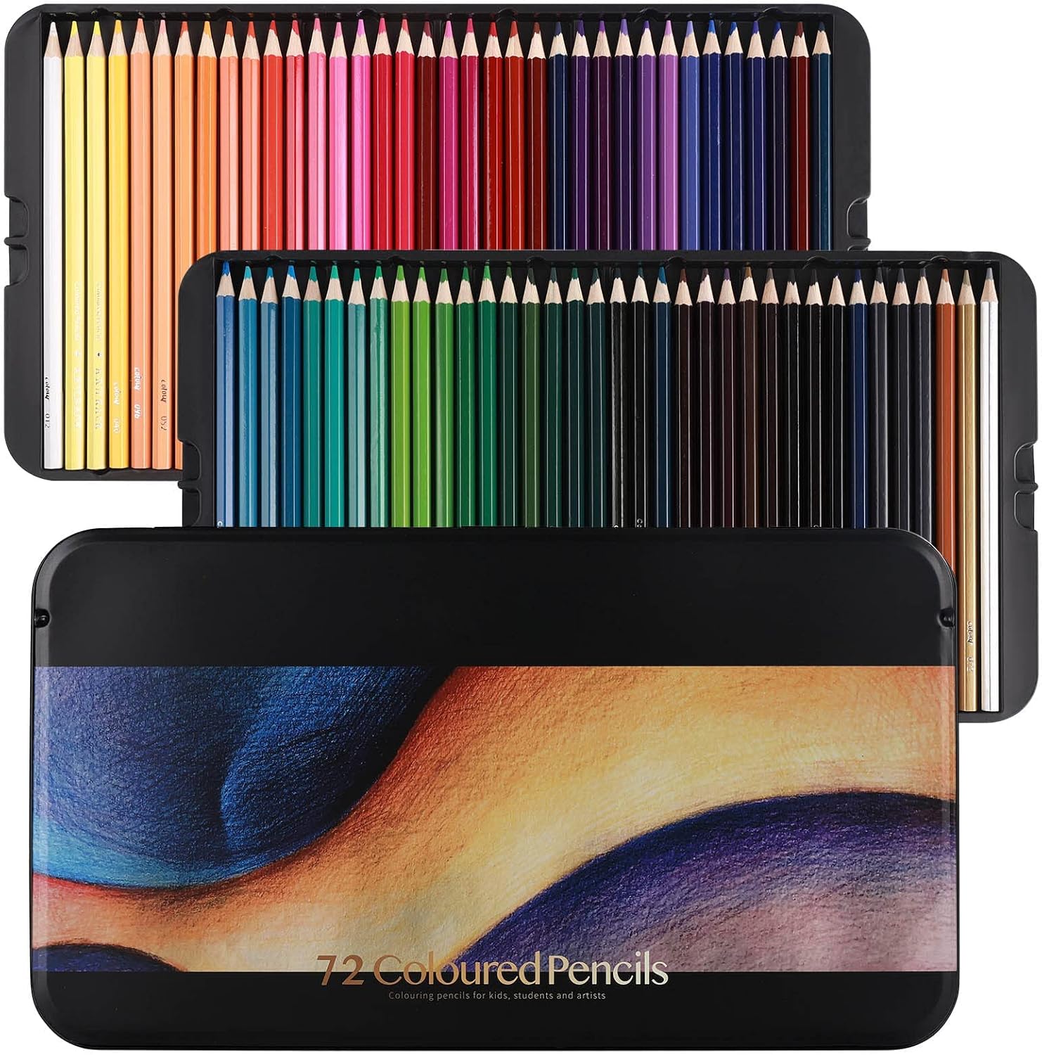 LNNMEI Colored Pencils Art Supplies 72 Premium Colored