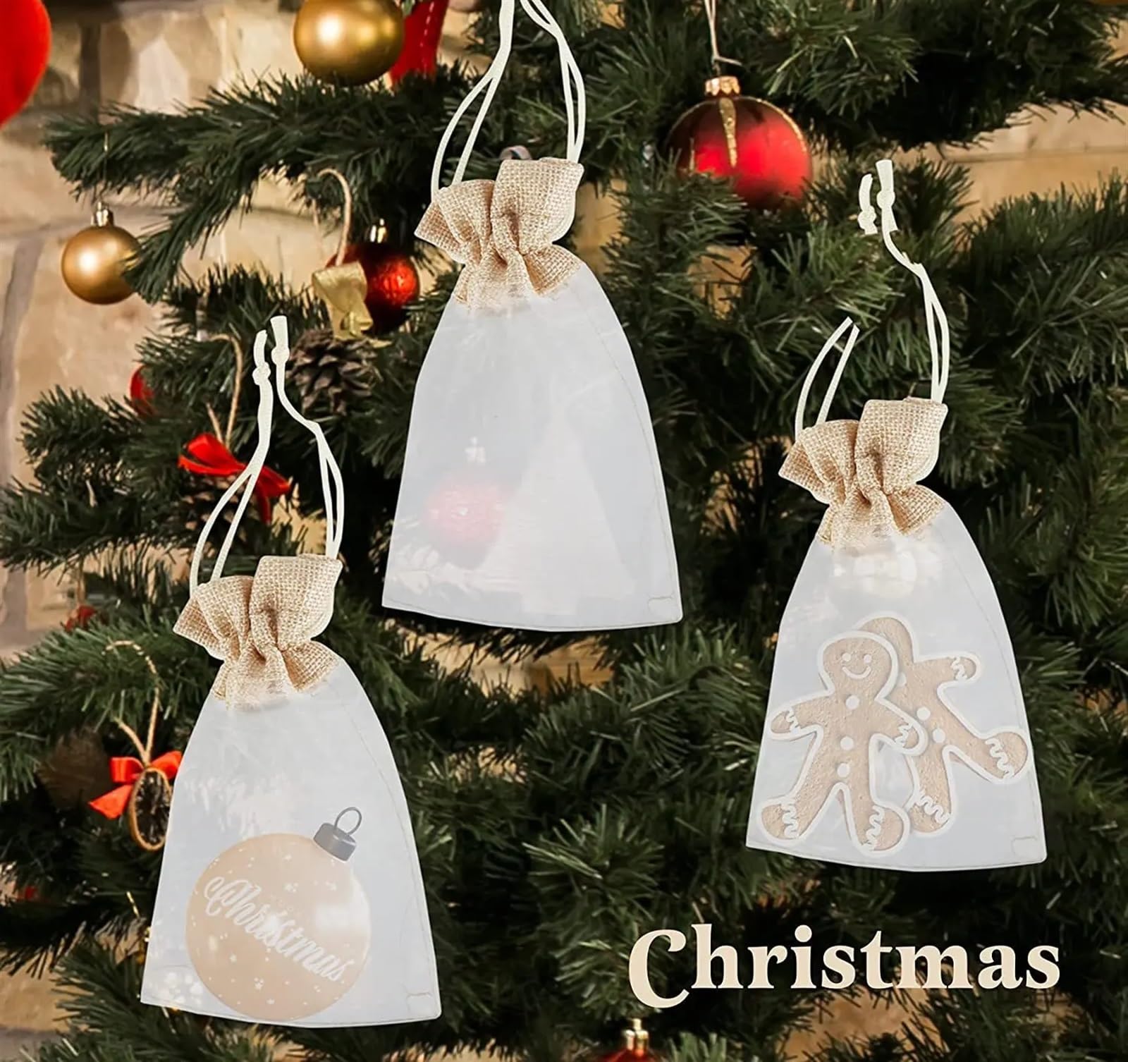 Geschenkbeutel 30 Stück kleine Geschenk-Süßigkeitstüten for Hochzeit, Festival, Party, Verpackung, Geschenktüten, Beutel mit Kordelzug, Hochzeitsgeschenke for Gäste, 10 x 15 cm
