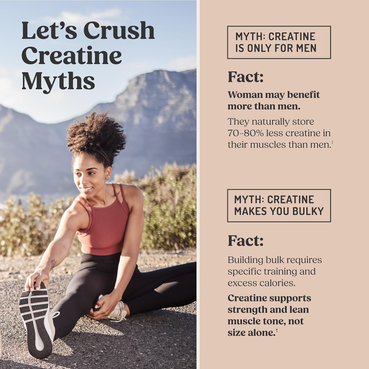 Bulletproof Coffee + Creatine Instant Coffee, 5g Micronized Creatine Monohydrate with Electrolytes & MCT Oil, Clean Toxin-Tested Beans, Energy & Performance Support, 38 Servings