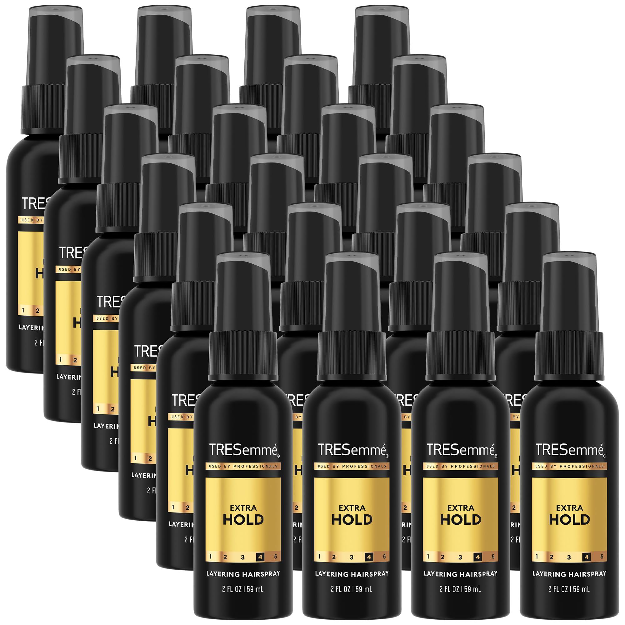 Travel Hairspray by TRESemmé – 2 Fl Oz (Pack of 24), Pack of 24