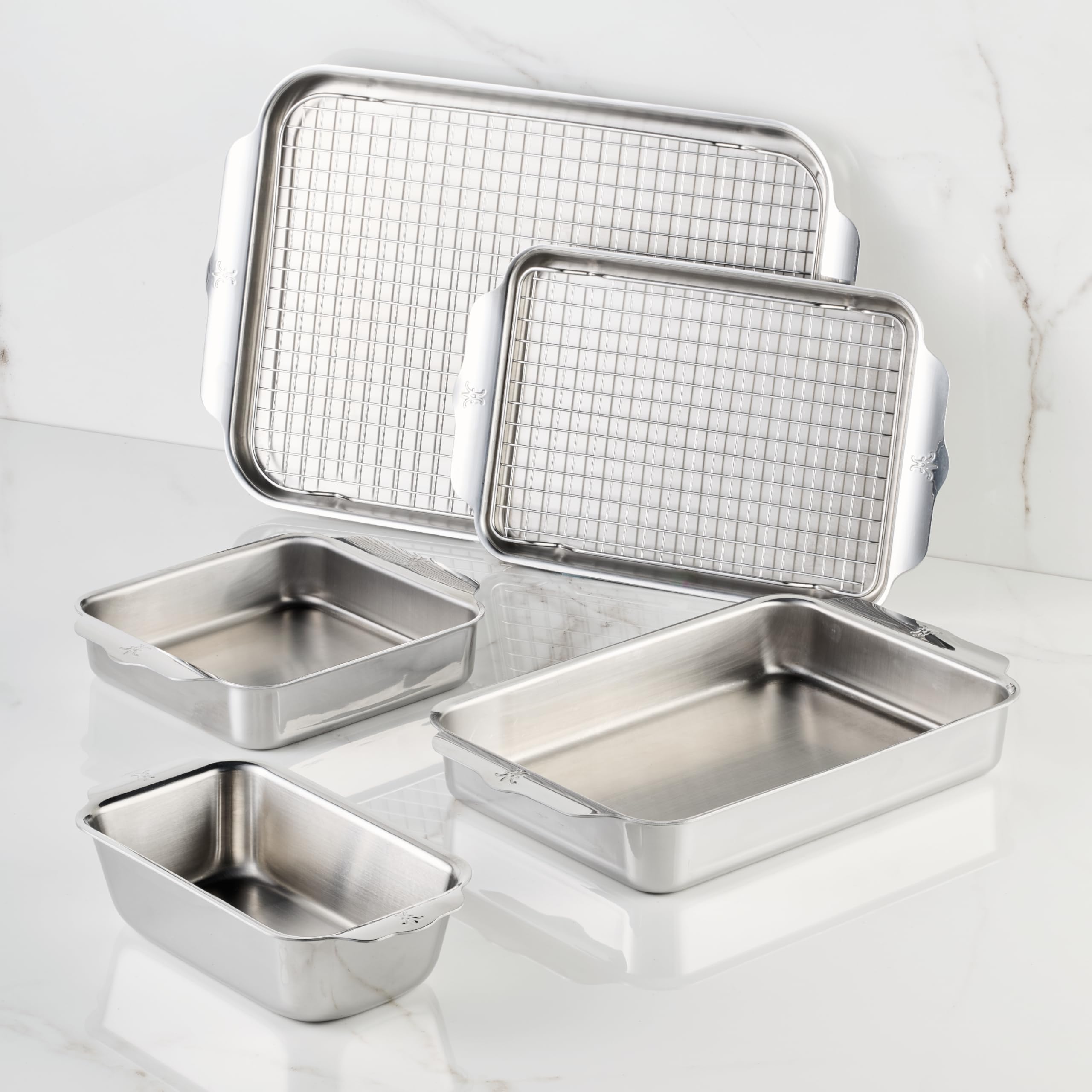 Hestan OvenBond Provisions - Tri-Ply Stainless Steel Gourmet Essentials Stainless Steel 7-Piece Set