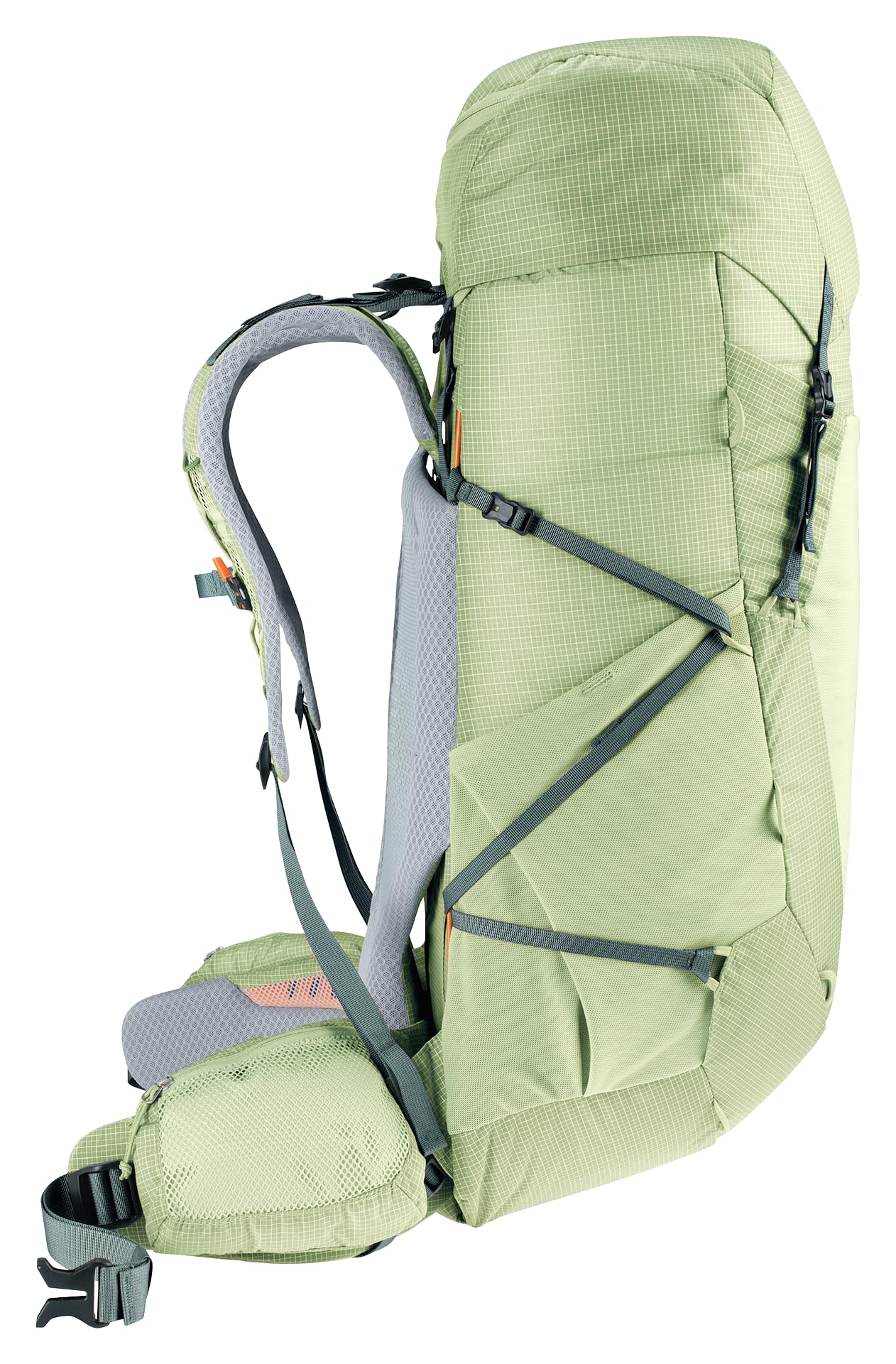Deuter Aircontact Ultra 45+5 Sl plecak trekkingowy damski, Mineral-ivy, 45+5 L, Minimalistyczny