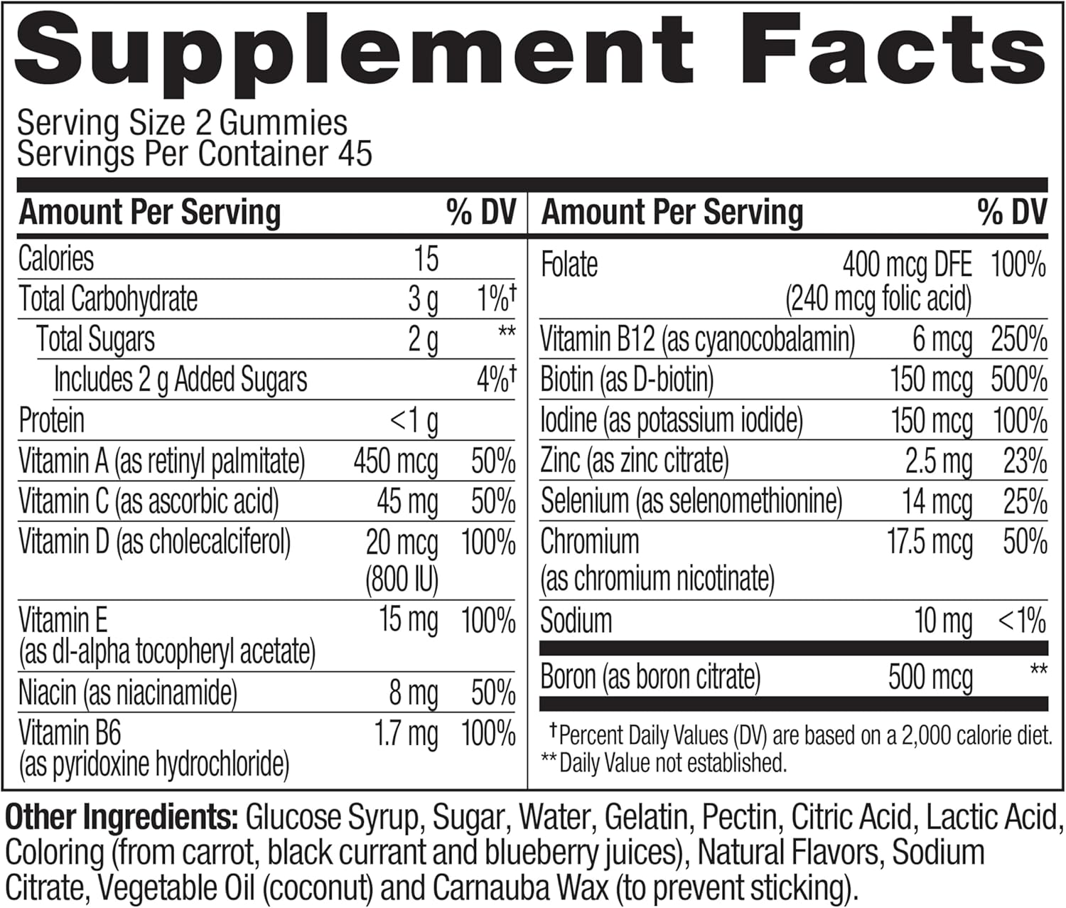OLLY Women's Multivitamin Gummy, Vitamins A, D, C, E, Biotin, Folic Acid, Adult Chewable Vitamin, Berry Flavor, 45 Day Supply - 90 Count - Image 9