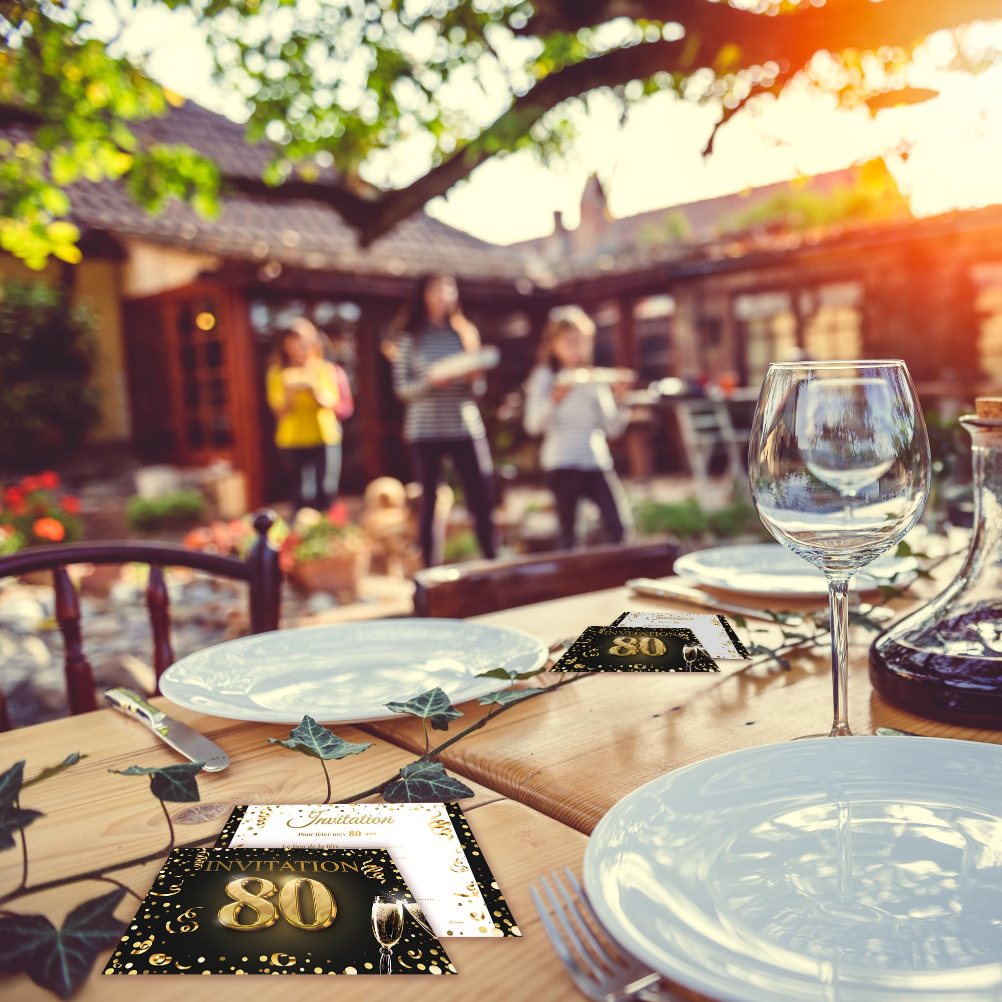 Edition Colibri Lot De 10 Cartes D'invitation élégantes Pour 80e