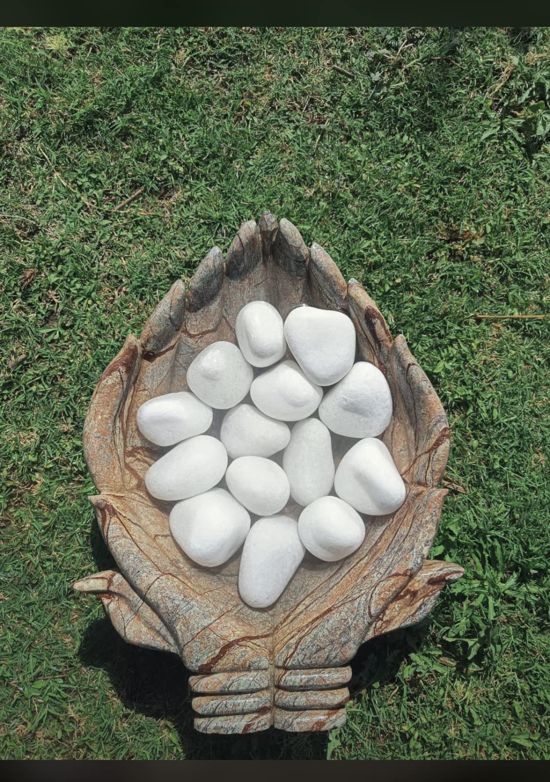 Amazing Stones Marble Stones for Landscaping and Garden Decor, Snow White- 2-3 Inch, 3 kg (B07MLH6B5R) Amazon Price History, Amazon Price Tracker