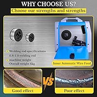 Vista 2 de Soldador MIG 205Amp Inversor Digital IGBT Stick MMA Soldador, 110V Dual Voltaje Inicio Caliente Máquina de Soldadura Portátil
