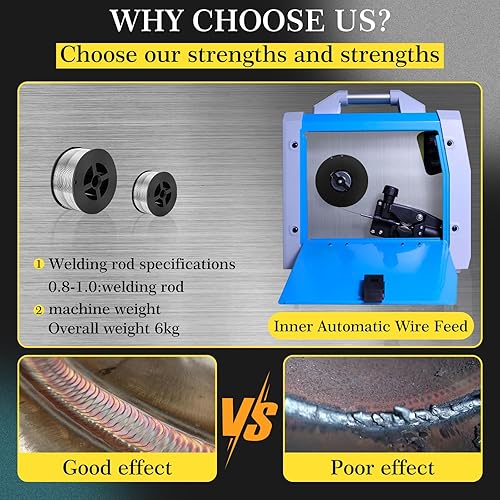 Miniatura 2 de Soldador MIG 205Amp Inversor Digital IGBT Stick MMA Soldador, 110V Dual Voltaje Inicio Caliente Máquina de Soldadura Portátil