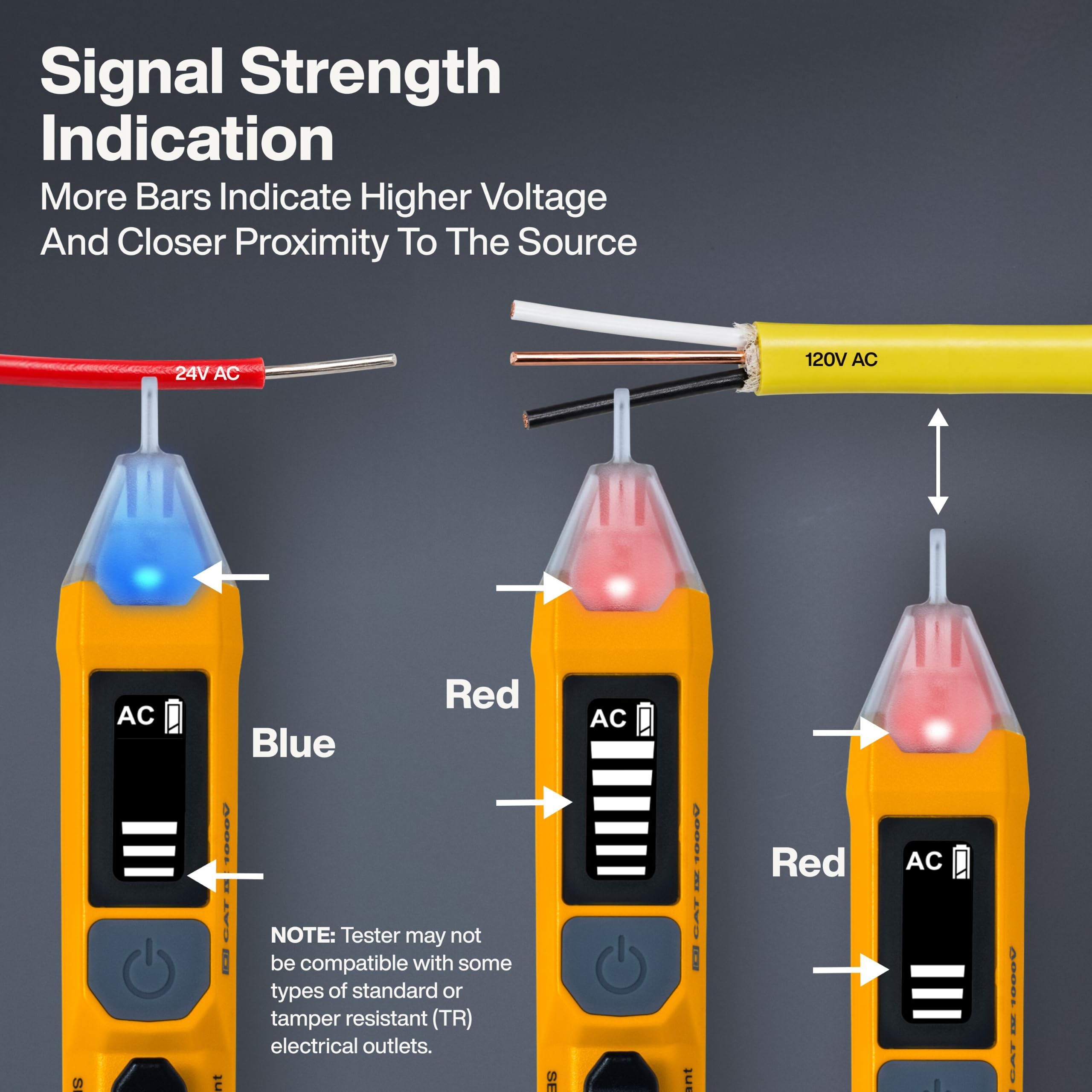 Klein NCVT7 Voltage Tester - Non-Contact Detection -4