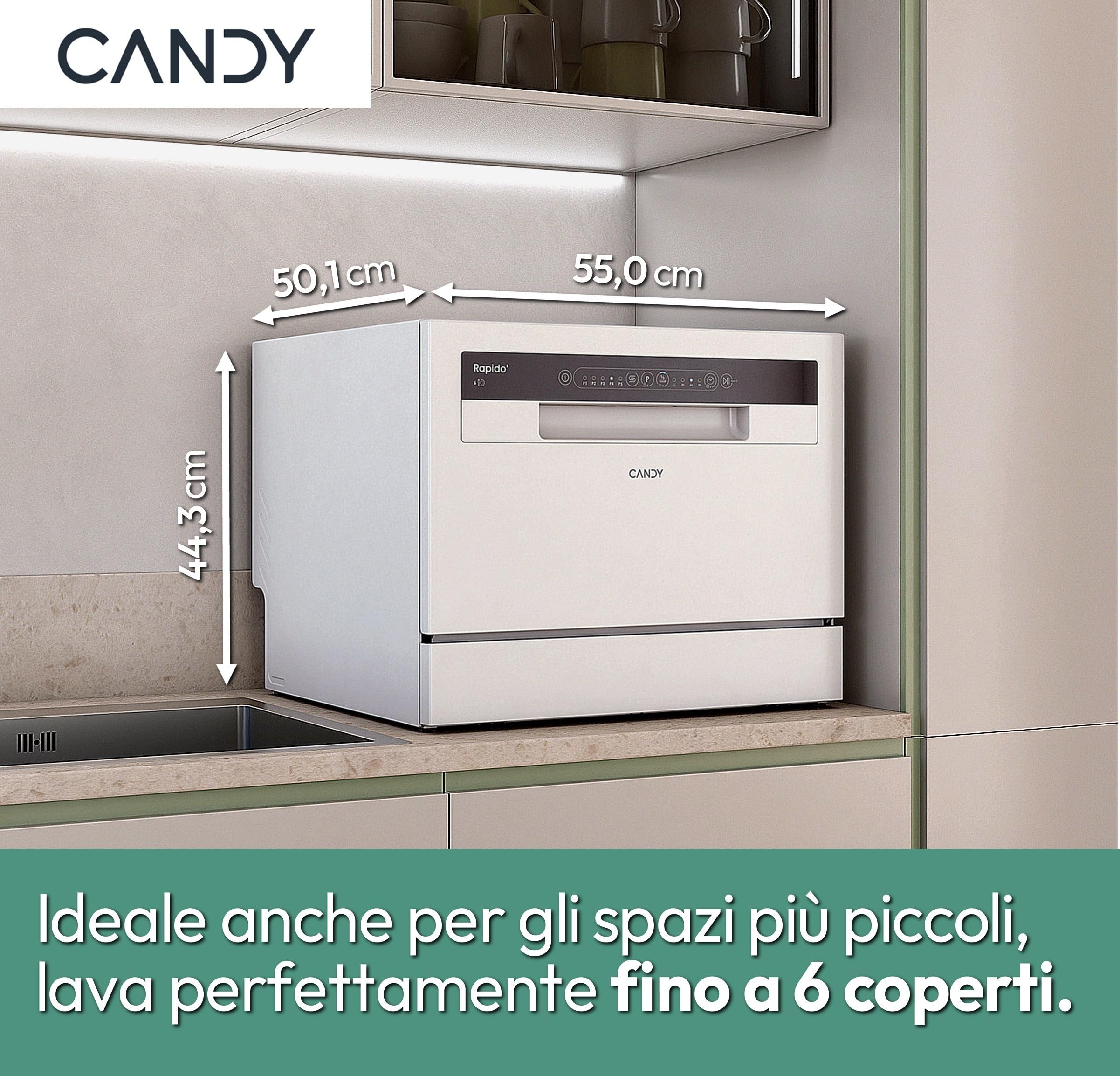CANDY Mini lave vaisselle CP 6E51LW