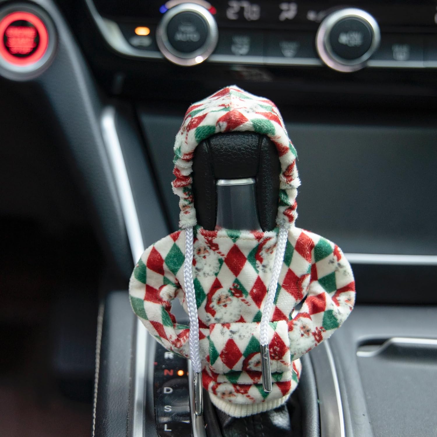 McBeaux Christmas Mini Gear Stick Car Shifter Hoodie,Car