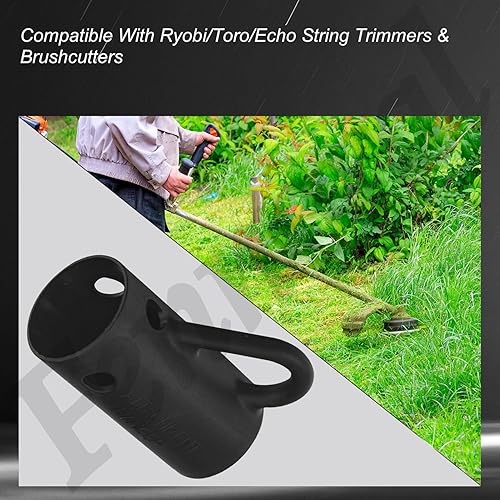 Miniatura 5 de Fennoral Paquete de 4 tapas de almacenamiento para recortadora Ryobi RY29550 RY30530 RY30550 RY30550 RY30570 RY30931 de 30 cc RY30951, desbrozadora