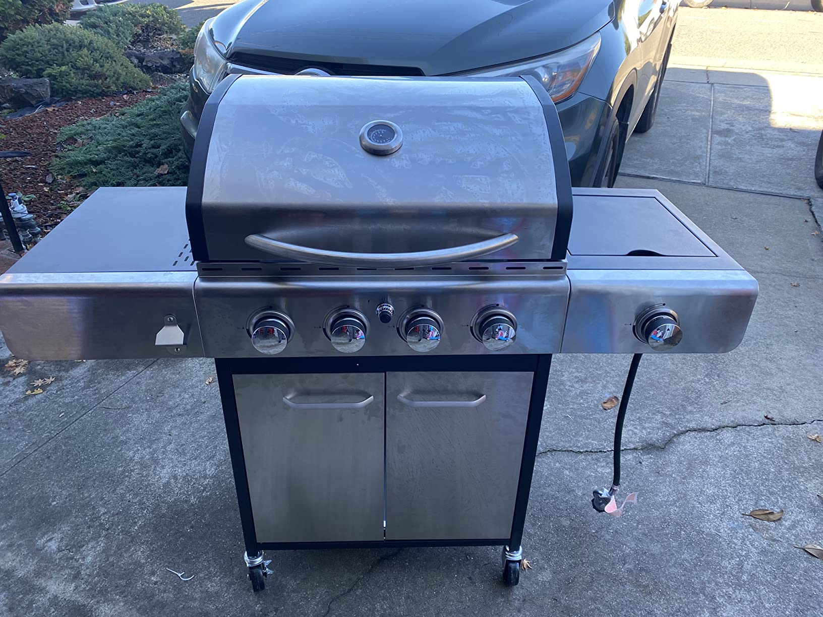 27/mo Finance Captiva Designs 4Burners Propane BBQ Grill with Side