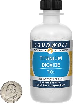 Titanium Dioxide/Fine Powder / 3 Ounces / 99.9% Pure