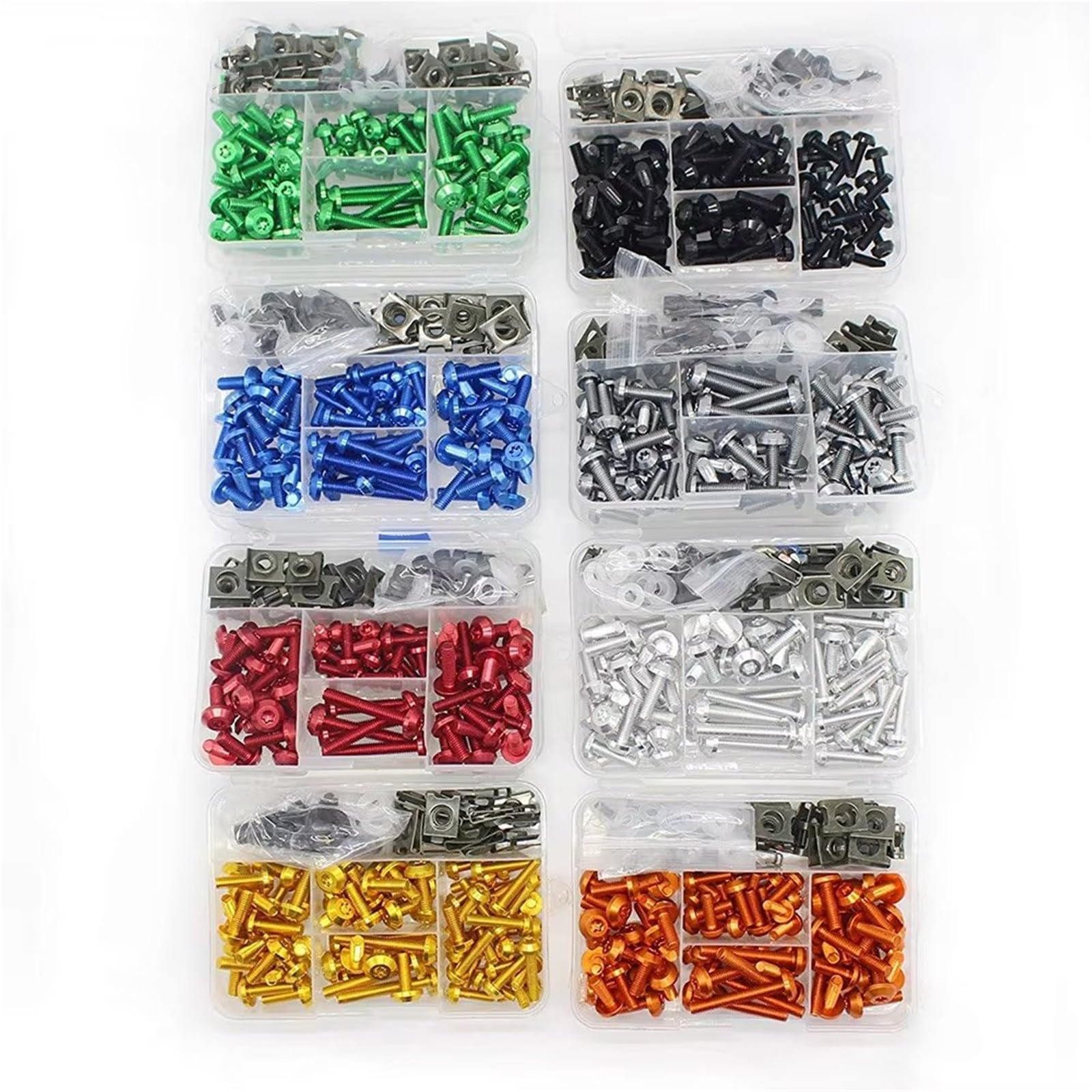 Viti per Parabrezza Moto Per CBR600RR CBR1000RR VFR800 VFR1200 Kit Bulloni Carenatura Viti Clip Di Fissaggio