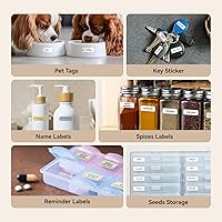 Vista 4 de NIIMBOT Cinta de etiquetadora térmica directa D11 para impresora de inyección de tinta en blanco