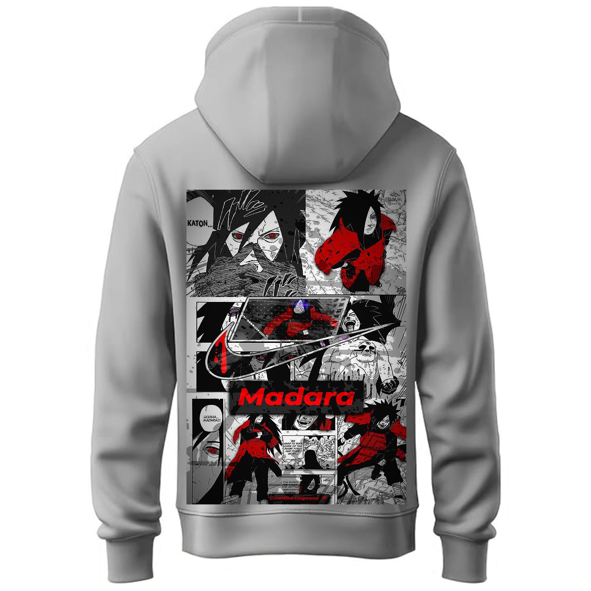 Madara Uchiha Anime Hooded Sweatshirt Madara Uchiha Hoodie Custom