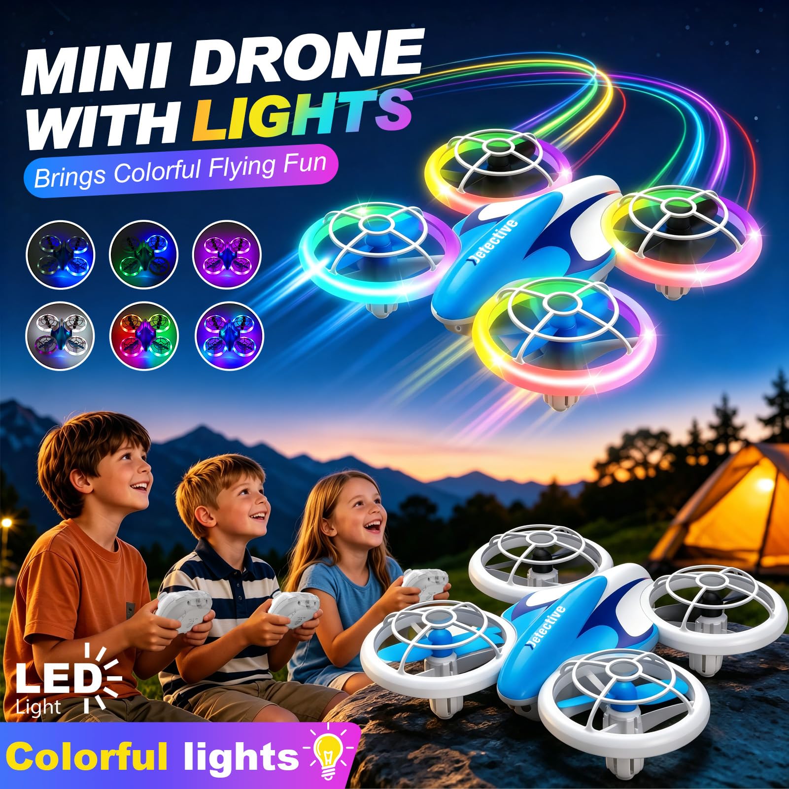 Mini Drohne für Kinder Spielzeug ab 6 7 8 9 10+ Jahre Jungen, RC Flugzeug Spielzeug Quadrocopter Drone für Kinder und Anfänger mit 3 Akkus, für 3D-Flips, einfach zu fliegen, Flying Toys for Boys Girls
