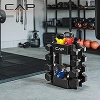 Vista 6 de CAP Barbell - Estante de almacenamiento para mancuernas y pesas rusas
