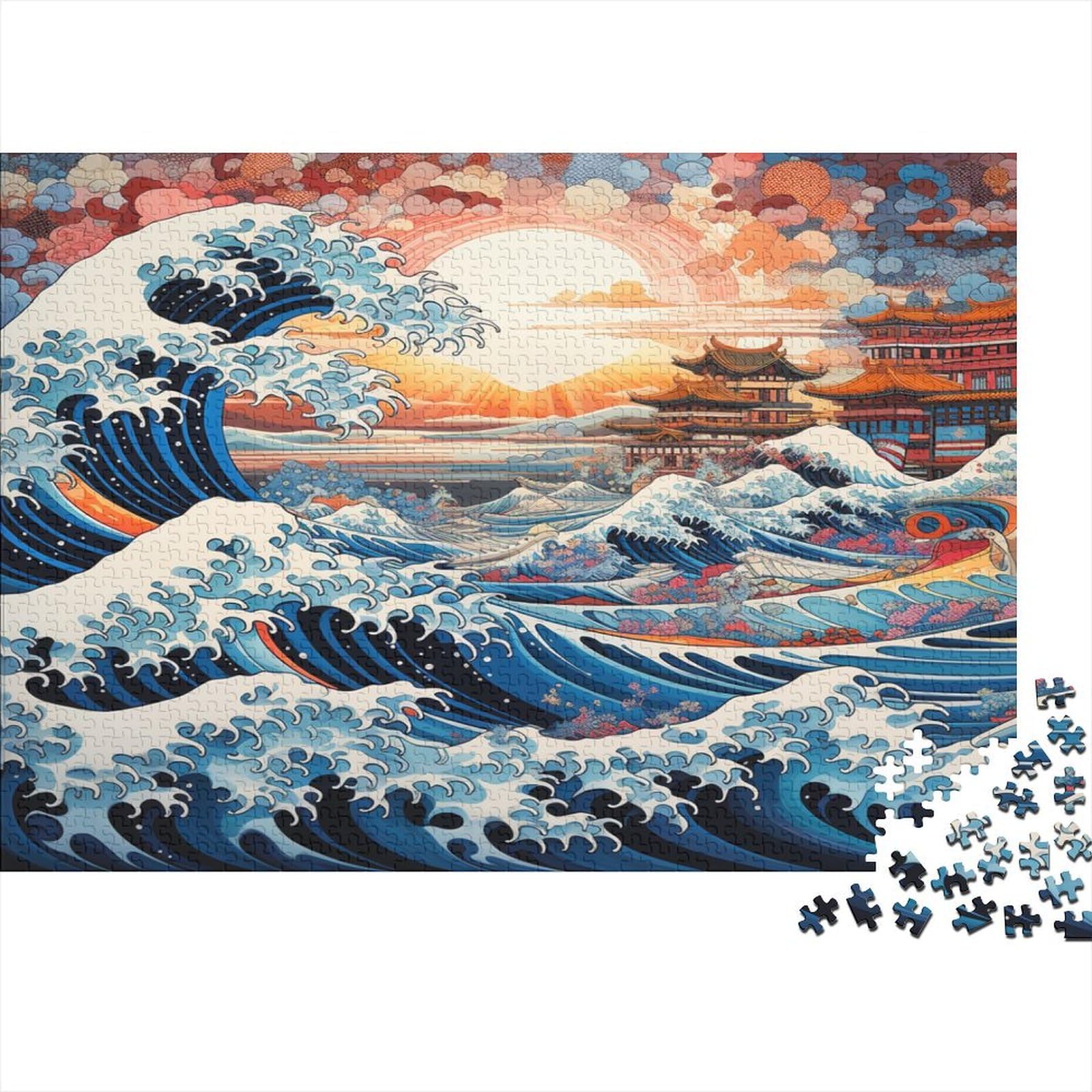Ocean Puzzle Per Adulti 1000 Pezzi Puzzle Per Adulti 1000 Pezzi Gioco Educativo Puzzle Gioco Impegnativo Regali E Giocattoli Per Adulti 1000pcs (75x50cm
